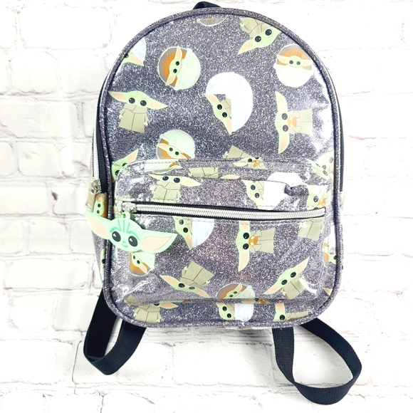 Star Wars Authentic Baby Yoda Mini Backpack Grogu The Child Mandalorian NEW - Picture 1 of 10